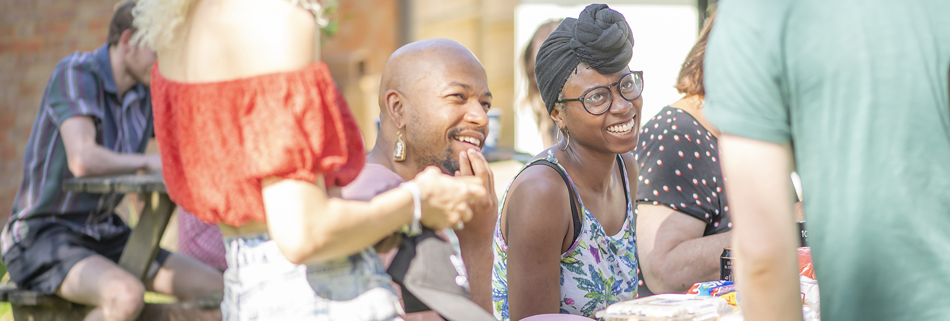 Students socialising at the School