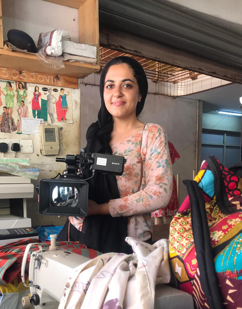 Ghada Eldemellawy with camera