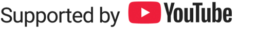 Supported by YouTube logo
